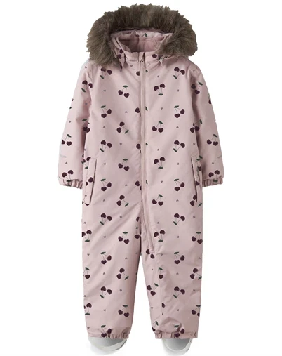 Name It - NMFSnow Flyverdragt - Violet Ice/ Cherry